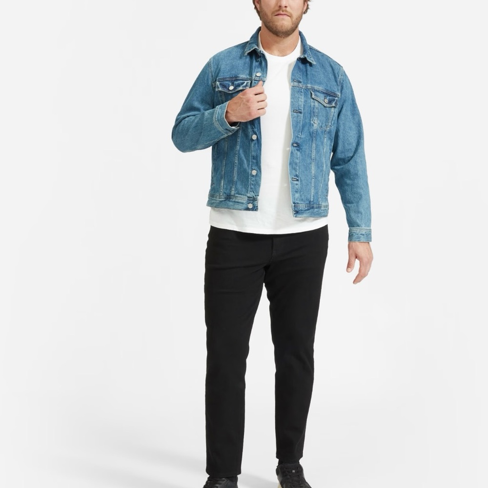 Everlane the athletic 4- way stretch organic Men's Black Jeans